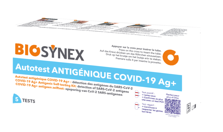 Boîte de 5 autotests antigéniques Covid-19 - Imop Santé